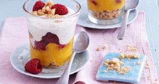 Recette verrine framboise mangue